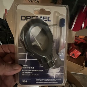Dremel 568 Grout Removal Kit for Rotary Tool, Grout Removal, Black