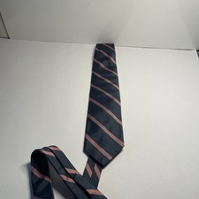 Robert Talbott Omaggio Finest Silk Handsew navy and rose color