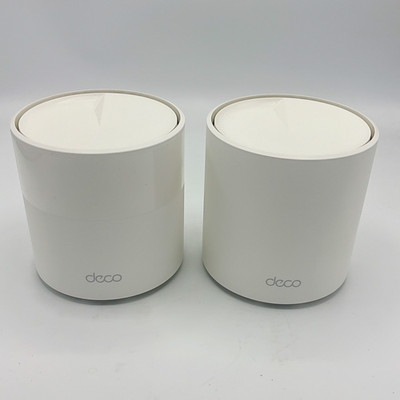 TP-Link Deco X50 AX3000 Wi-Fi 6 Mesh WLAN 2er Set - Netzteile & OVP