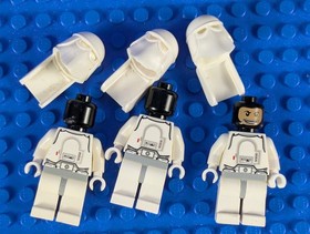 Lego Star Wars: Episode 4-6: Snowtrooper (3X) sw0115 sw0428 Sets 4504, 9509