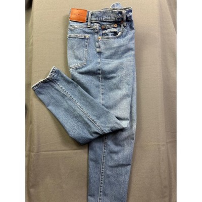 Lucky Brand Drew Mom Jeans High Rise Tapered Button Fly Blue Denim 8/29R