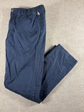 Chubbies Pants Mens Large Navy Blue Regular Fit Drawstring Stretch Casual Cotton