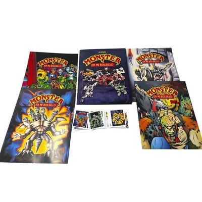 ALBUM Monsters IN MY POCKET Full Set 186 Sticker Universal Dracula