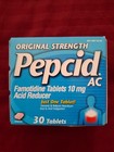 PEPCID AC Original Strength Acid Reducer 10mg 30 Tablets 11/2027 Famotidine — photo 1