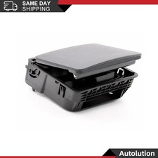Black Rear Central Console Armrest Cup Holder For Vw Jetta Mk5 Golf Mk6 Gti Eos