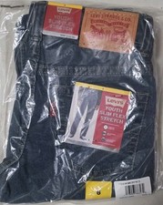 Levi  s Youth Boys 514 Slim Flex Stretch Jeans Size 6 NWT Dark Wash