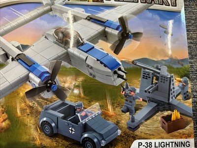 OXFORD Military Series P-38 Lightning Block OM33019 913 Pcs NIB