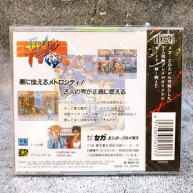 Mega CD Final Fight CD MCD Mega Drive SEGA Capcom Fighting Game Japan Sealed NEW