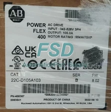 1PCS NEW Allen-Bradley  22C-D105A103  Servo Driver  22CD105A103