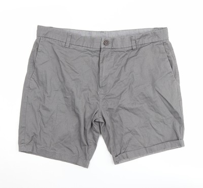 Graue Chino Shorts für Herren von Next - Größe 38, Casual Style