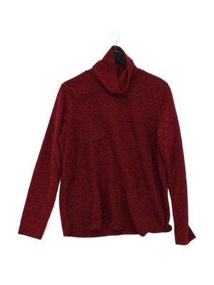 LTS Women's Jumper UK 16 Red 100% Polyester Roll Neck Pullover New with tags