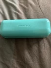 Tiffany & Co. Blue Leather Eyeglass Case