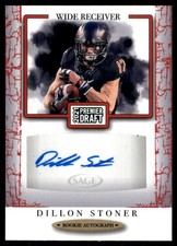 2021 SAGE HIT Autographs Red Dillon Stoner Auto #A50