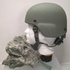 US Military Gentex ACH Advanced Combat Helmet Small & Chinstrap Pads UCP Cover