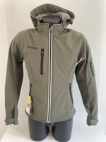 Motorradjacke FüR Frauen Nexone Soft-Shell Khaki GrößE S Lady Ce-GeprüFt