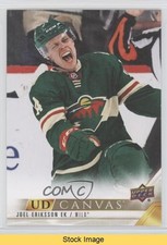2022-23 Upper Deck Series 2 UD Canvas Joel Eriksson Ek #C162 READ 8tn