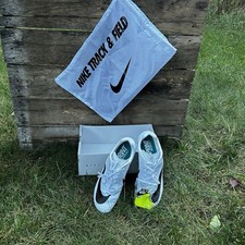 Nike Zoom Rival Sprint Track and Field Spikes Men  s Size 11 White and Black New
