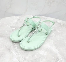 CHANEL CC Logo Chain T Strap Flip Flop Sandals G38221 124411689