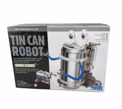 Tin Can Robot Build Your Own Tin Can Into A Walking Robot - Educational Toy