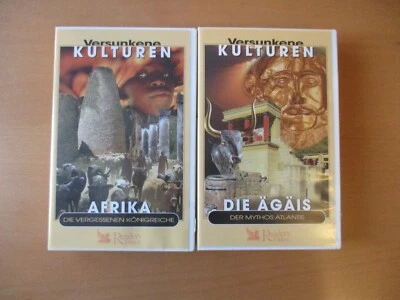 Versunkene Kulturen - Dle Ägäis & Afrika | Atlantis | Königreiche | VHS Kassette - Bild 1 von 3