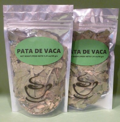 PATA DE VACA HERBS (LEAVES)  (CAW'S FOOT)(2 Bags)