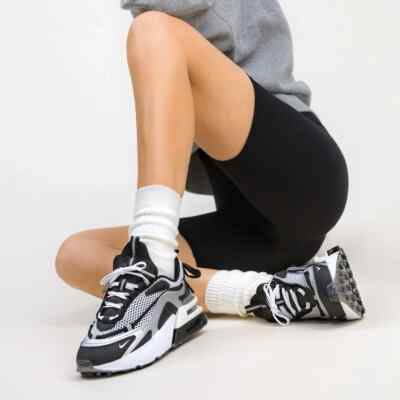 Nike Air Max Furyosa Silver Black (Women's) Size 6.5 US