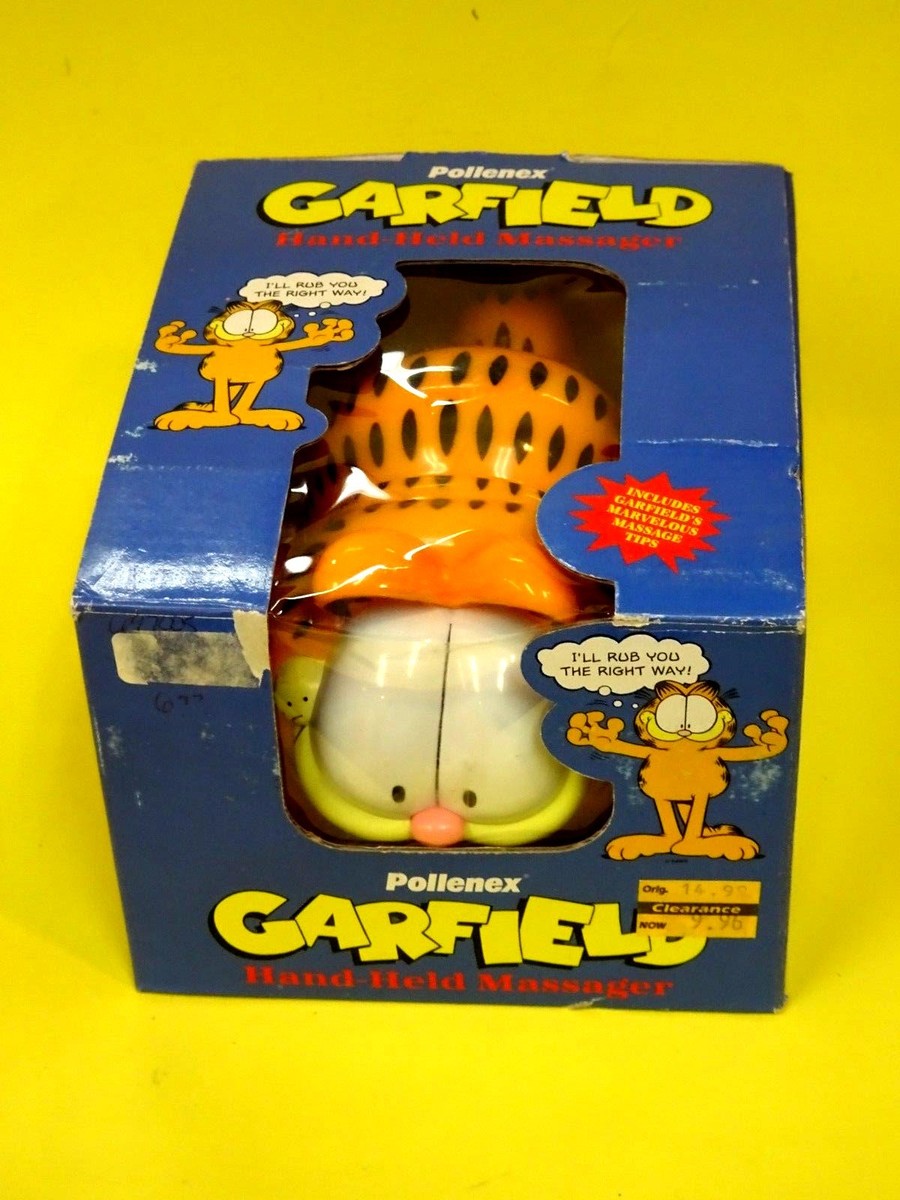 Vintage 1990s Pollenex Garfield the Cat Handheld Massager w