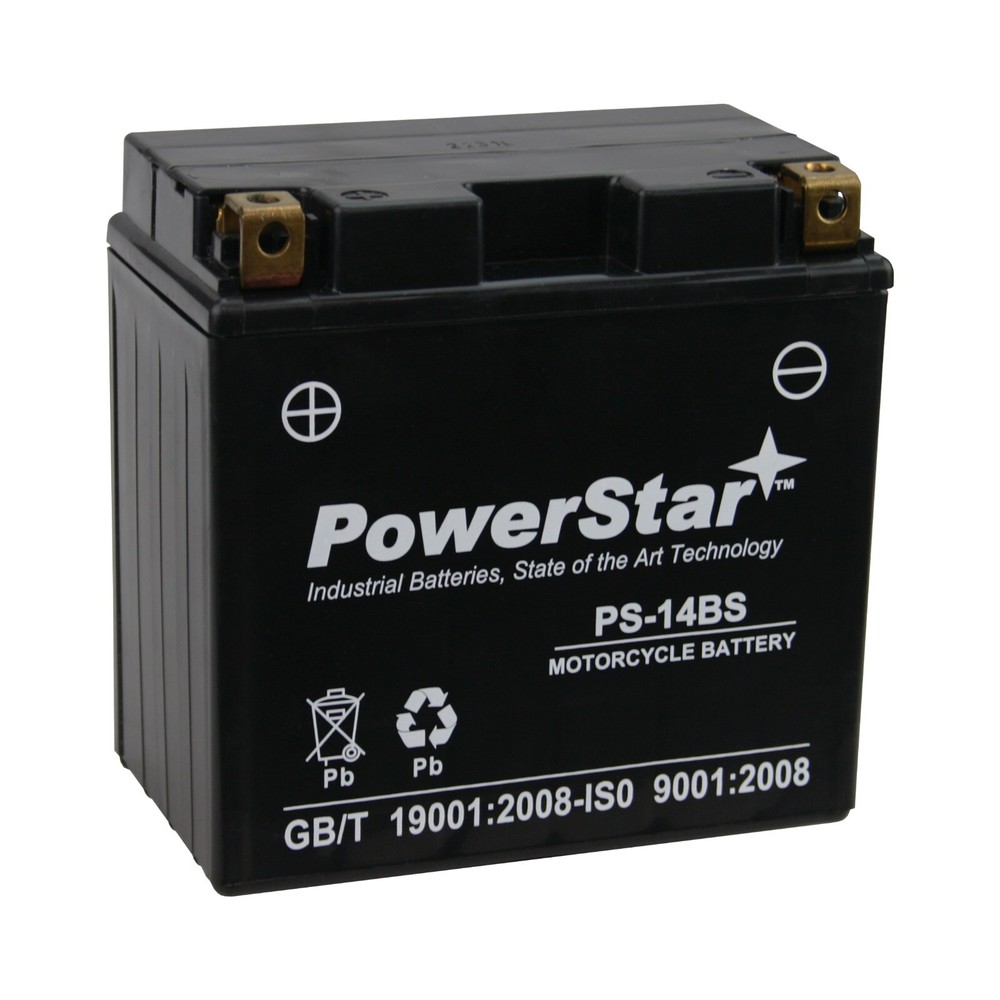 PowerStar YTX14-BS Battery for BMW R1200GS HP2 Premium Replacement Power PowerStar YTX14-BS Battery for BMW R1200GS HP2 Premium Replacement Power