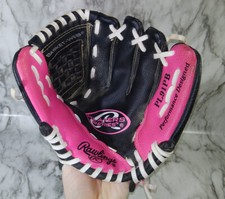 Rawlings Player Series Performance Designed T-Ball Glove Black Pink PL91PB RHT