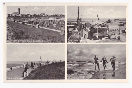 AK Nordseebad Cuxhaven --Alte Liebe-- um 1960 - Bild 1 von 2