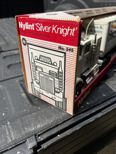 Nylint Silver Knight 18 Wheeler Collins & Aikman Tractor Trailer New In Box USA - Picture 6 of 13