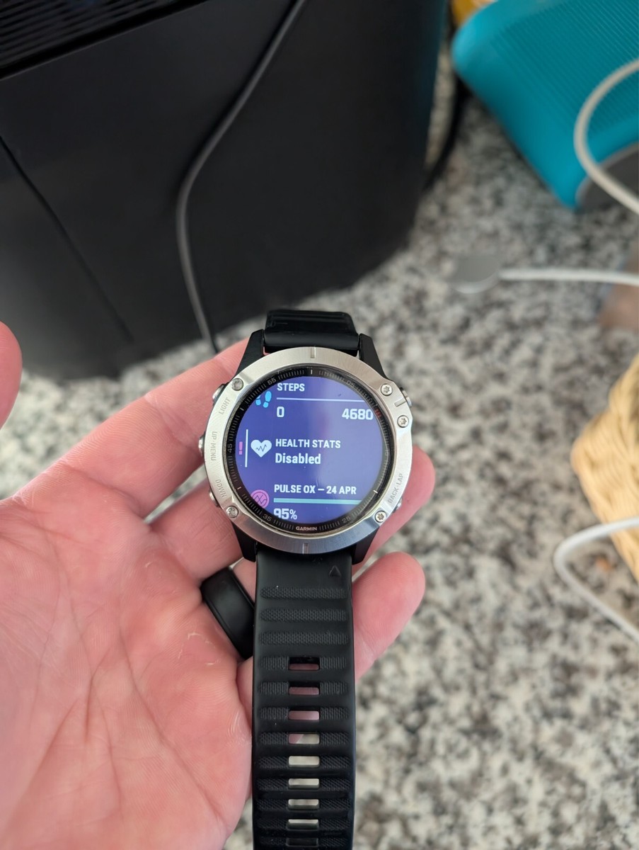 Garmin 0100215800 Fenix 6 GPS Altitude Adjusted Watch for sale