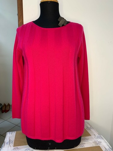 Pullover maglione donna Frida Madè cachemire cashmere S M fucsia made in  Italy | eBay