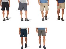 Wrangler Authentics Men's Performance Elastic-Side Utility Shorts