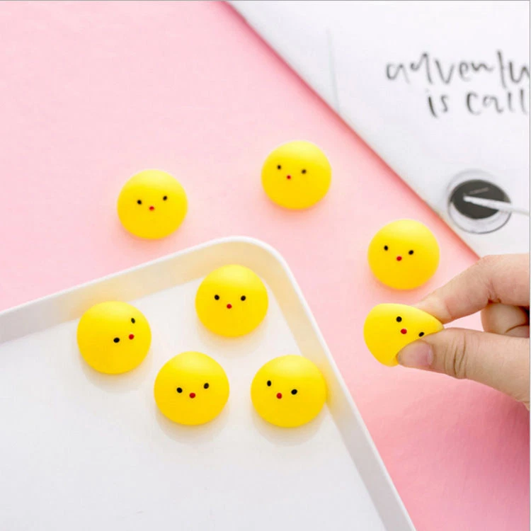 NUEVO Juego de 10 juguetes de alivio del estrés para niños pellizco pollo tambor redondo Foto 2 de 3