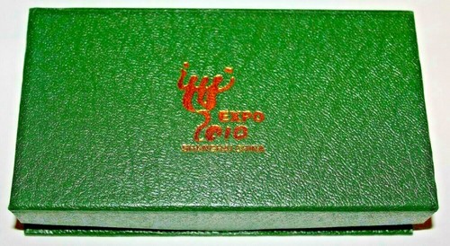 2010 Shanghai World Expo Limited Edition GOLD & SILVER Plated Medallion Coin Set - Picture 8 of 10