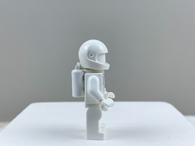LEGO Space Police Minifigure White CLASSIC SPACE STATUE 5974 Galactic Enforcer