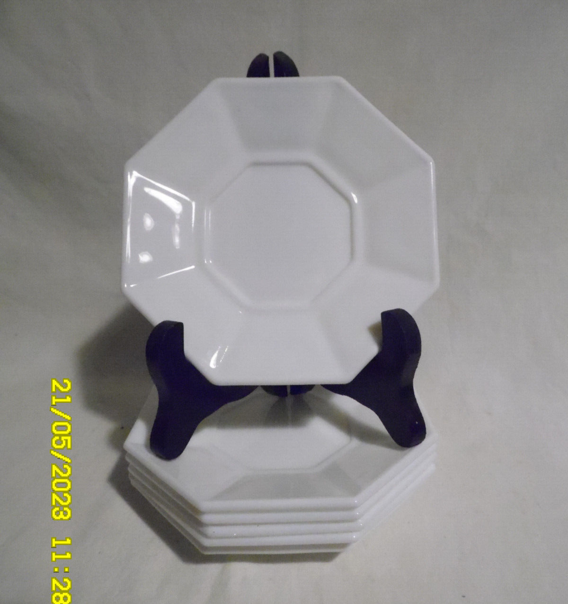C3/ ARCOPAL ARCOROC 6 SOUS TASSES OCTIME EXAGONAL POUR TASSE