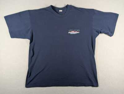 #ad Vintage Aim High Air Force Shirt Adult Size XL Blue Single Stitch Made In USA $23.39