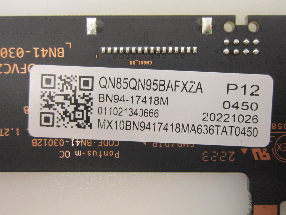 Samsung QN85QN95BAFXZA Main Board BN94-17418M | eBay