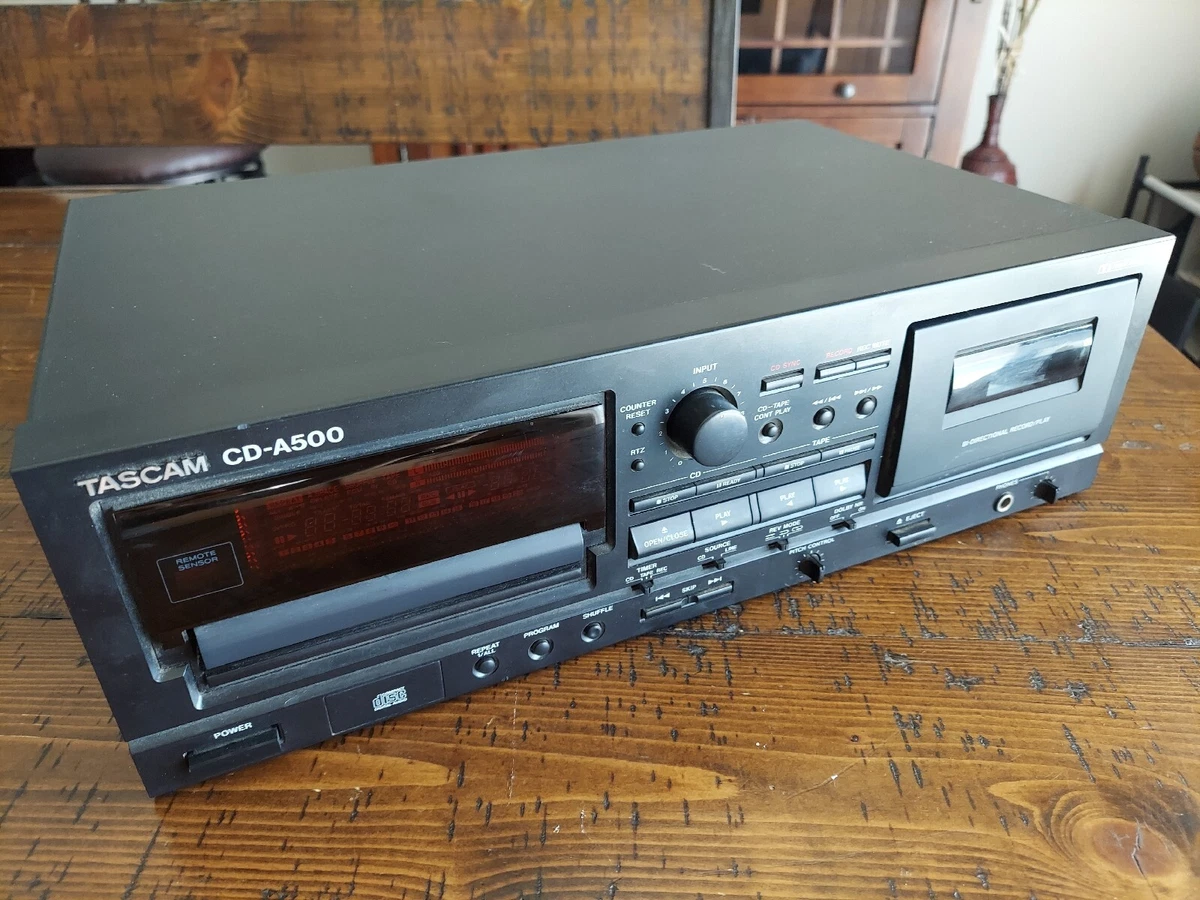 TASCAM CD-A500 Combination CD Player & Cassette Player Recorder @READ@