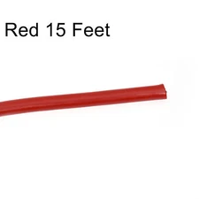15ft  8 GA Gauge AWG Car Audio Amplifier Battery Power Cable Ground Wire CCA Red