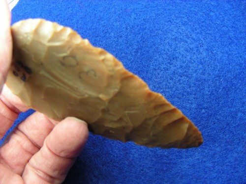 (COA) CARTER CAVE BLADE 3-1/4" OHIO Authentic Indian Relics - Picture 16 of 20