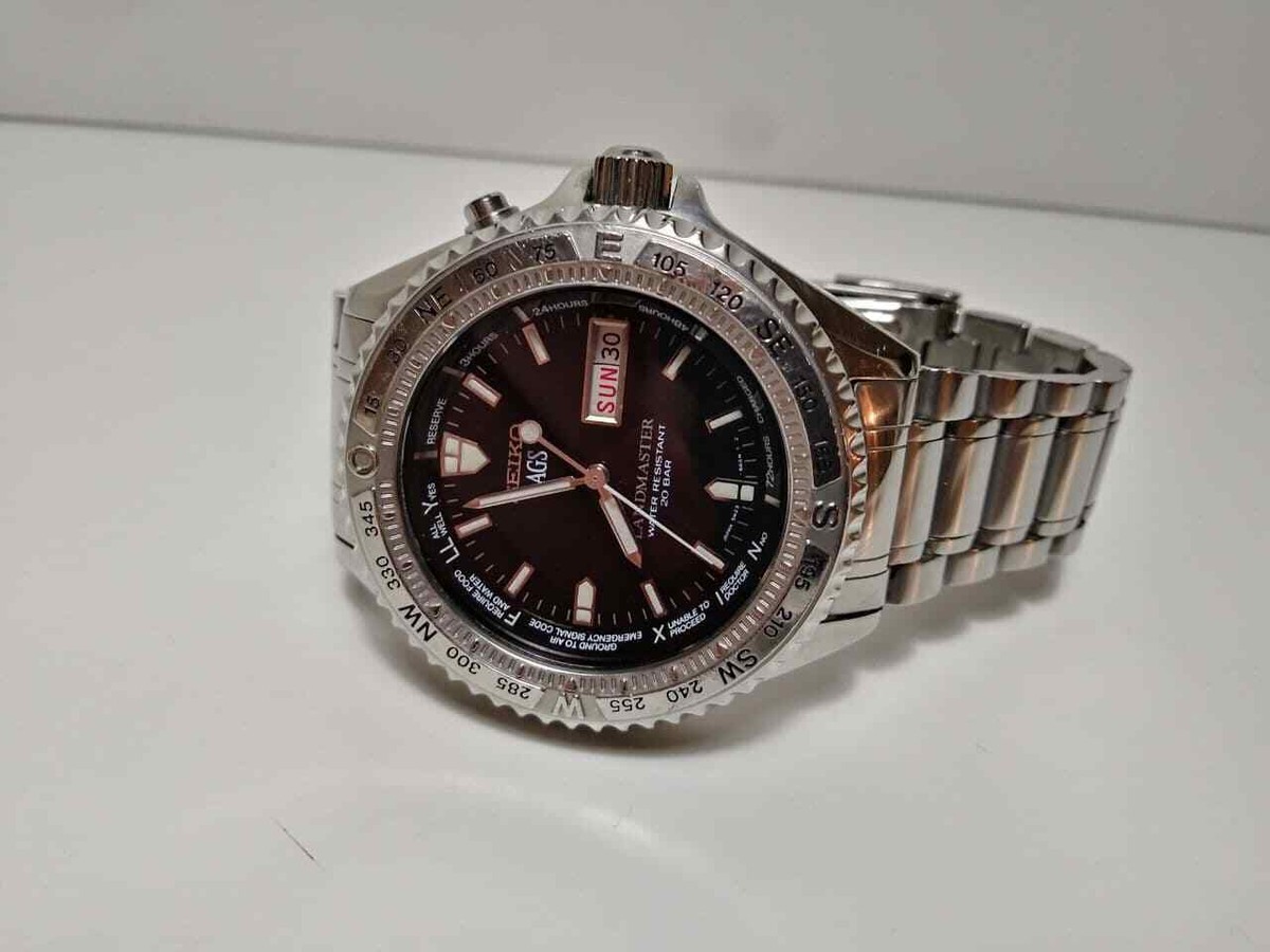 Seiko Landmaster AGS Kinetic 5M23-6A20 Watch | eBay