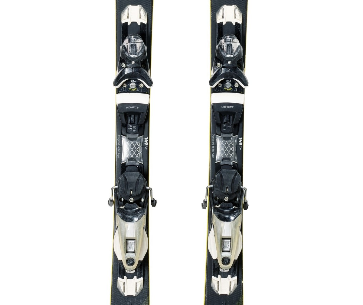 Ski Alpin Rossignol Famous 4 - Taille 141-150 Cm - Blanc - Avec Fixations - Femme