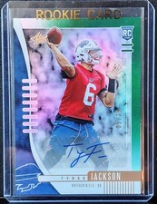 2019 Panini Absolute Tyree Jackson RC Auto Green #ed 5/25 #145 Buffalo Bills