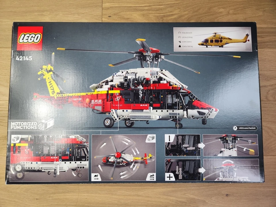Lego Technic Airbus H175 Rescue Helicopter | 42145 | Brand New | Fast Shipping - Image 2 of 4