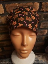 GINGERBREAD MEN  Handmade SURGICAL SCRUB CAPS