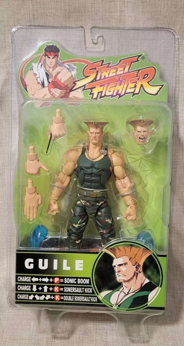 Street Fighter II 3D Mini Pixel Fighter Guile Kit