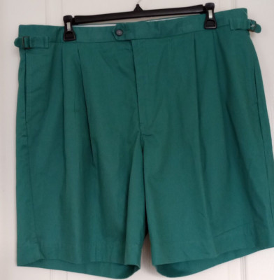 Men s Payne Stewart PLEATED VERSATILE SHORTS Size 42 Zipper 4 Pocket 100% cotton